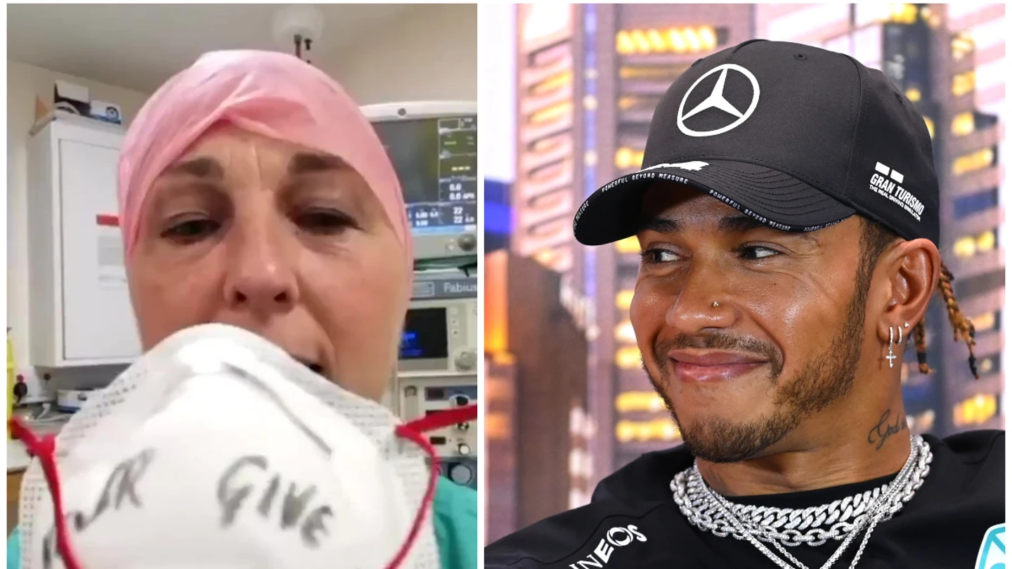 Lewis Hamilton, y una doctora Lewis Hamilton, y una doctora