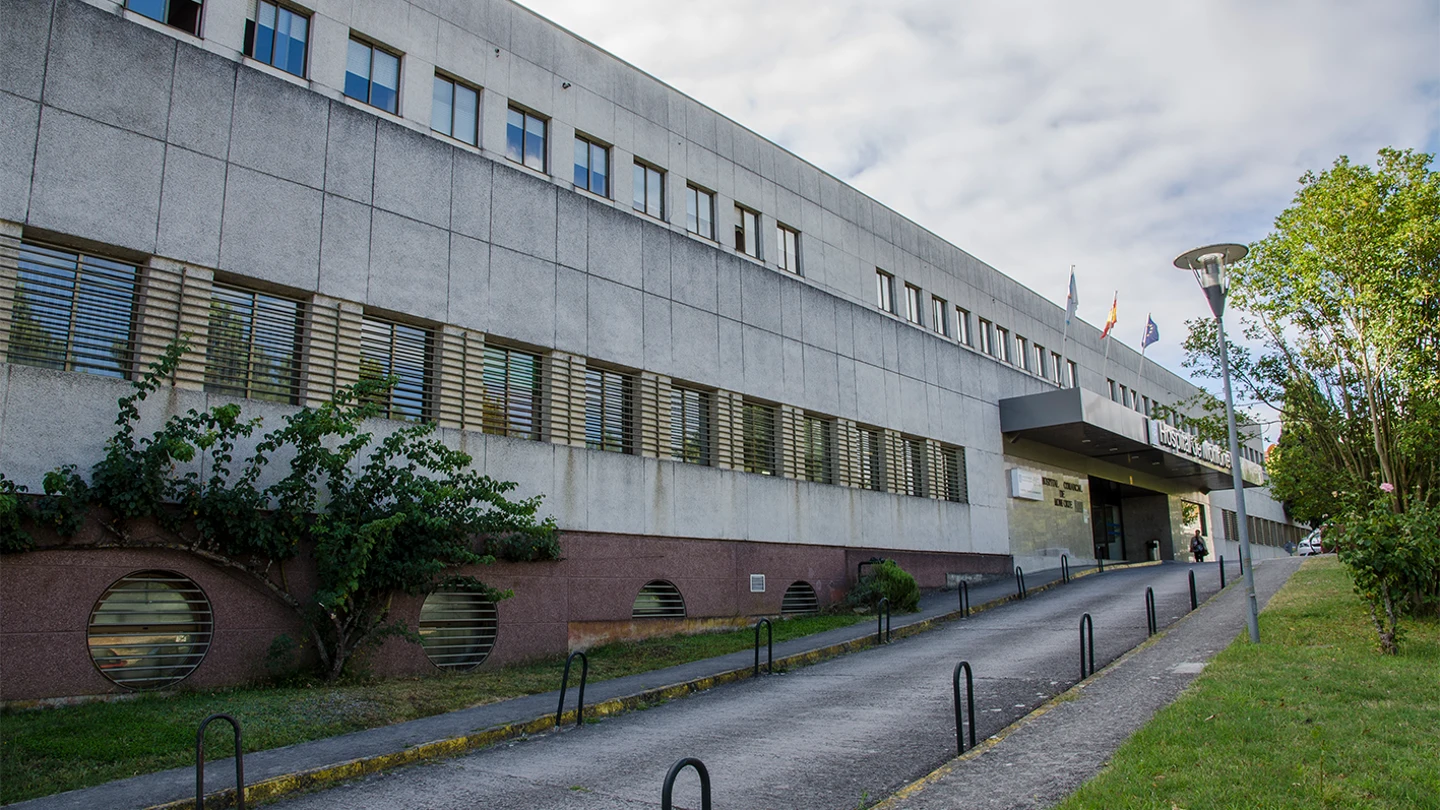 Fachada del complejo sanitario donde se produjo el accidente Fachada del complejo sanitario donde se produjo el accidente