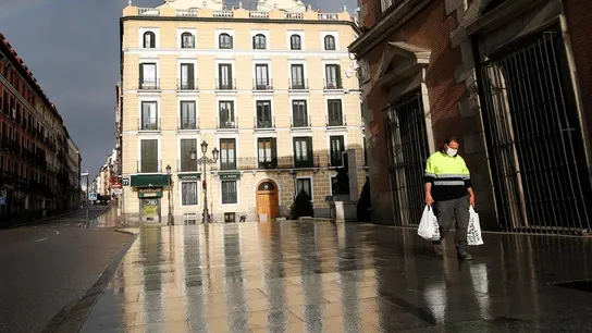 Calle Mayor de Madrid, vacía por la crisis del coronavirus Calle Mayor de Madrid, vacía por la crisis del coronavirus