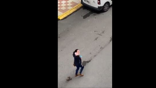 Ana Ramos, durante uno de sus bailes