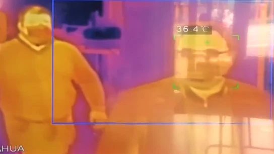 Instalan un sistema de medición de temperatura en el acceso al hospital de Ifema Instalan un sistema de medición de temperatura en el acceso al hospital de Ifema