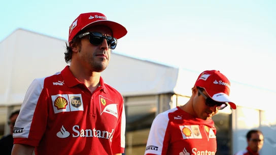 Fernando Alonso y Felipe Massa, en Ferrari Fernando Alonso y Felipe Massa, en Ferrari
