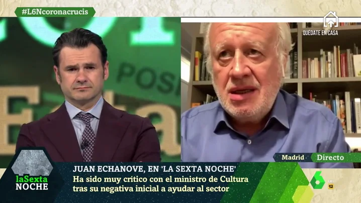 Juan Echanove (actor): "No podemos dejar atrás a los que fueron los primeros en cerrar y serán los últimos en volver a trabajar de manera normal"