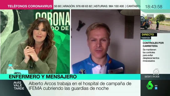 La bonita iniciativa de Alberto, el técnico del SUMMA que conecta a pacientes en IFEMA con sus familias La bonita iniciativa de Alberto, el técnico del SUMMA que conecta a pacientes en IFEMA con sus familias