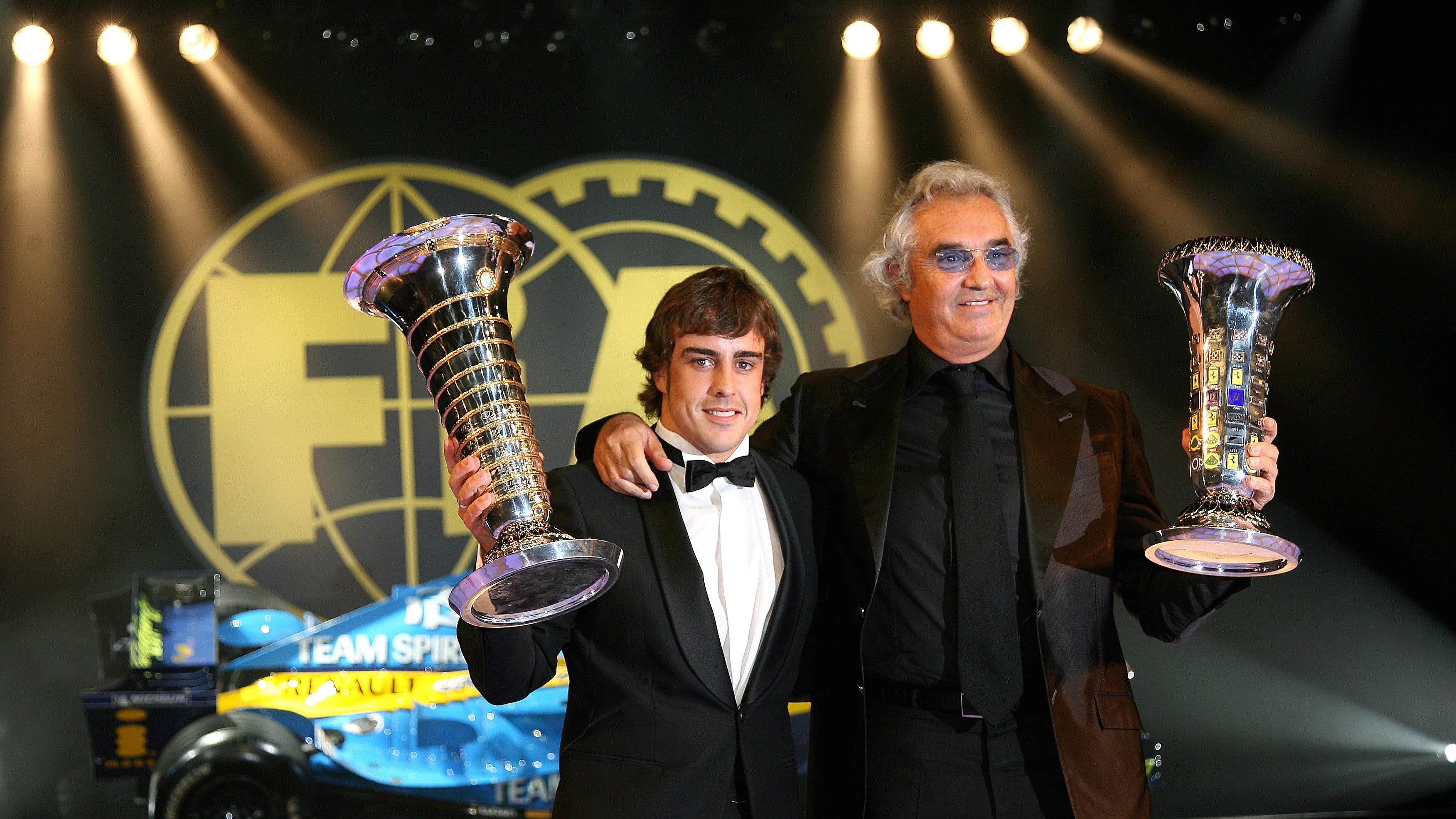 Fernando Alonso y Flavio Briatore