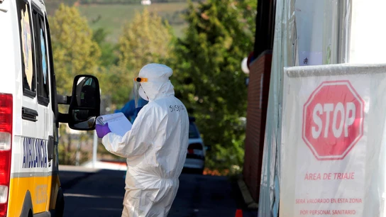 Zona de triaje del Hospital El Bierzo, situado en León Zona de triaje del Hospital El Bierzo, situado en León
