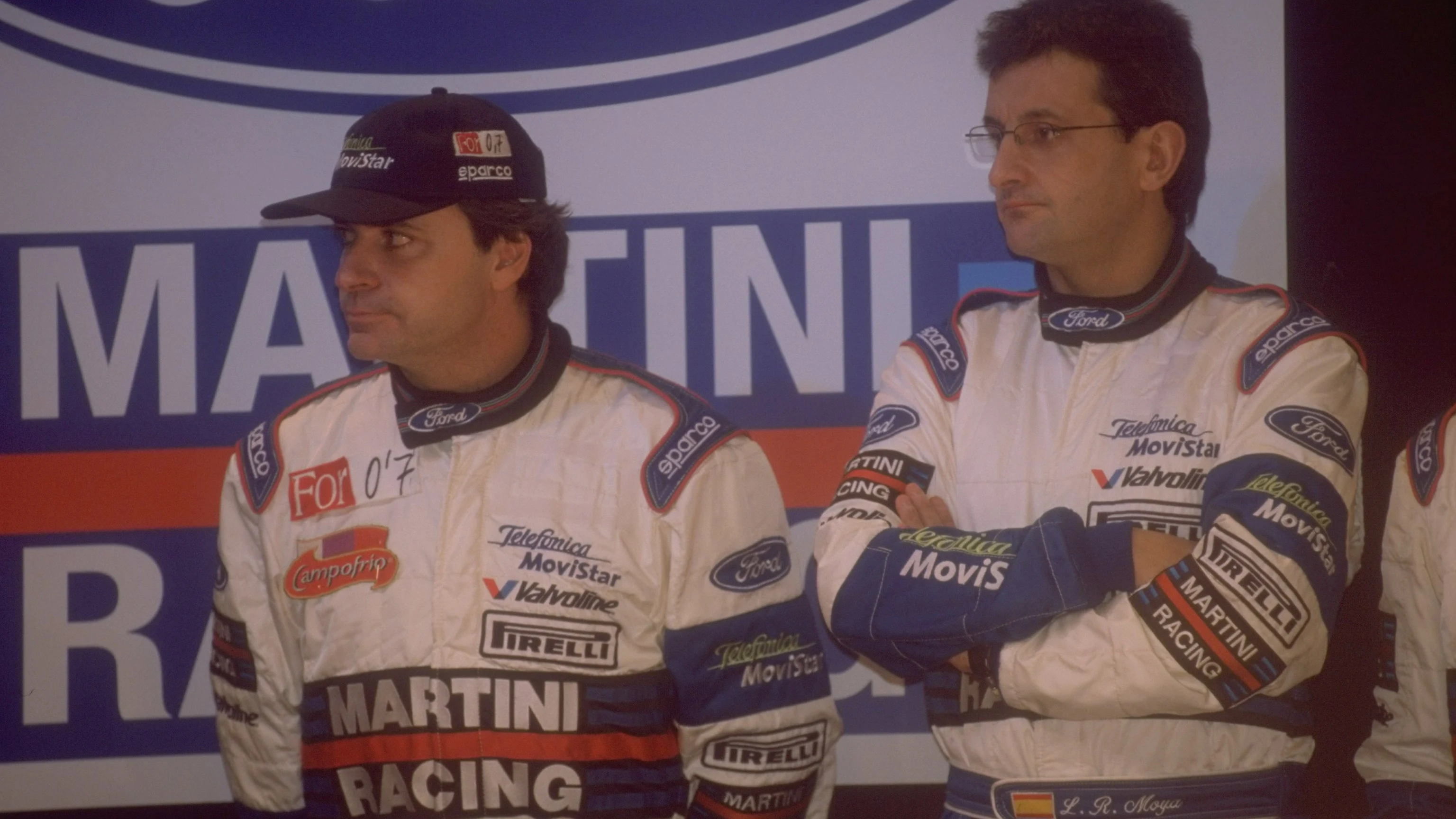 Carlos Sainz y Luis Moya