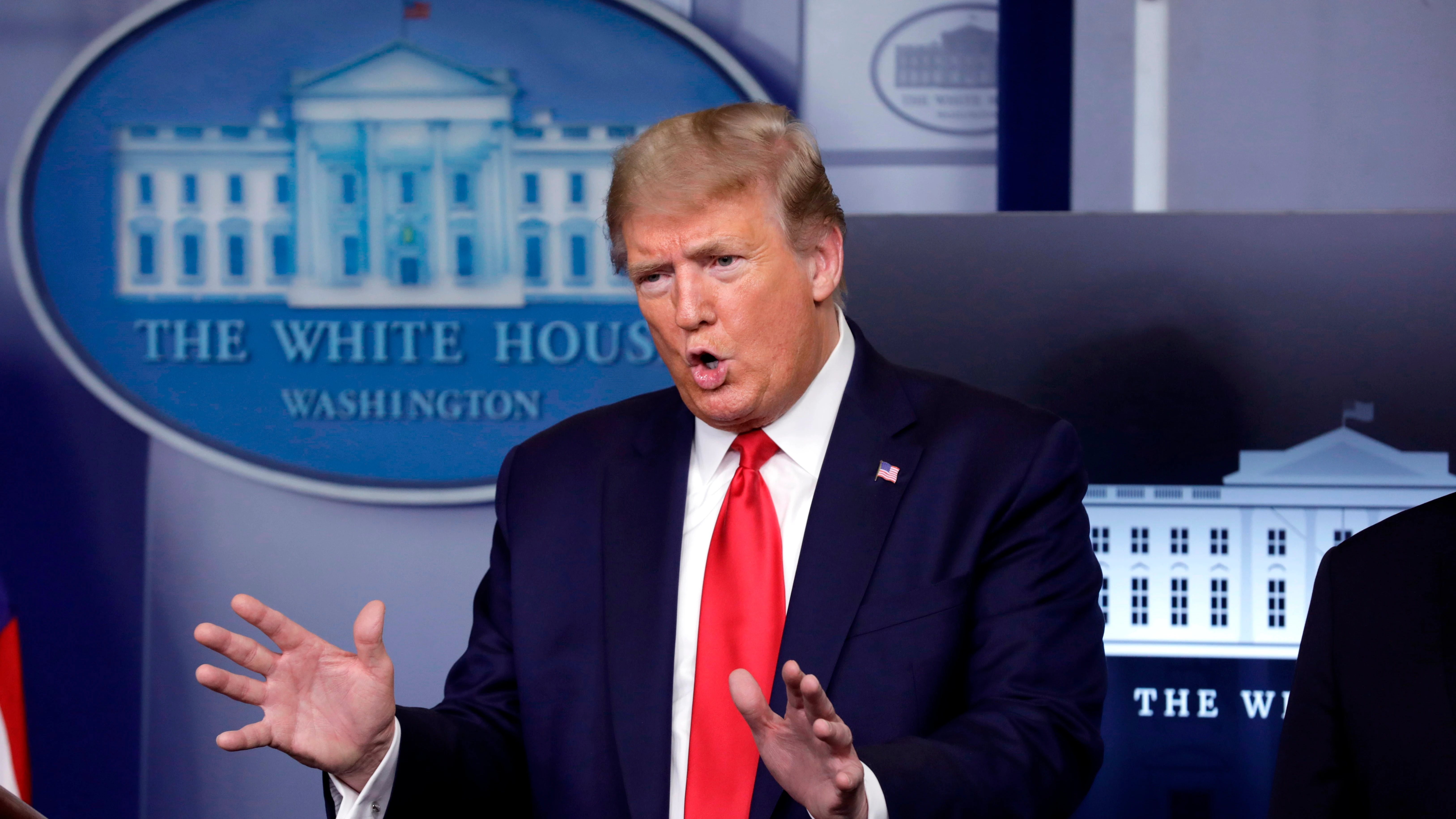 El presidente de EEUU, Donald Trump, en la Casa Blanca.