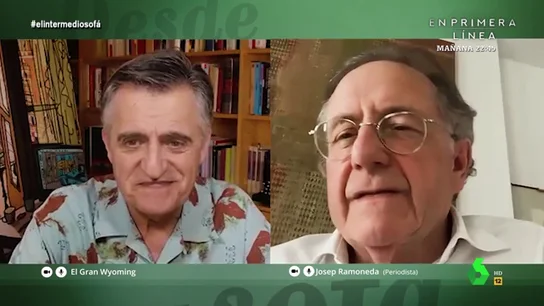 El Gran Wyoming entrevista en El Intermedio al filósofo y periodista Josep Ramoneda El Gran Wyoming entrevista en El Intermedio al filósofo y periodista Josep Ramoneda