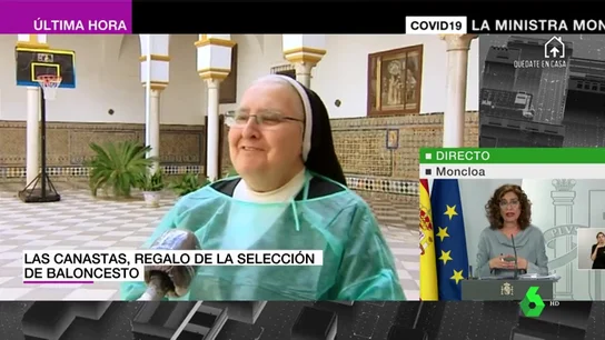 Hablan las monjas de clausura que juegan al baloncesto en su convento: "Eso no me lo quita nadie aunque tengo 80 años" Hablan las monjas de clausura que juegan al baloncesto en su convento: "Eso no me lo quita nadie aunque tengo 80 años"