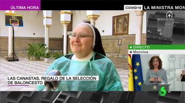 Hablan las monjas de clausura que juegan al baloncesto en su convento: "Eso no me lo quita nadie aunque tengo 80 años"