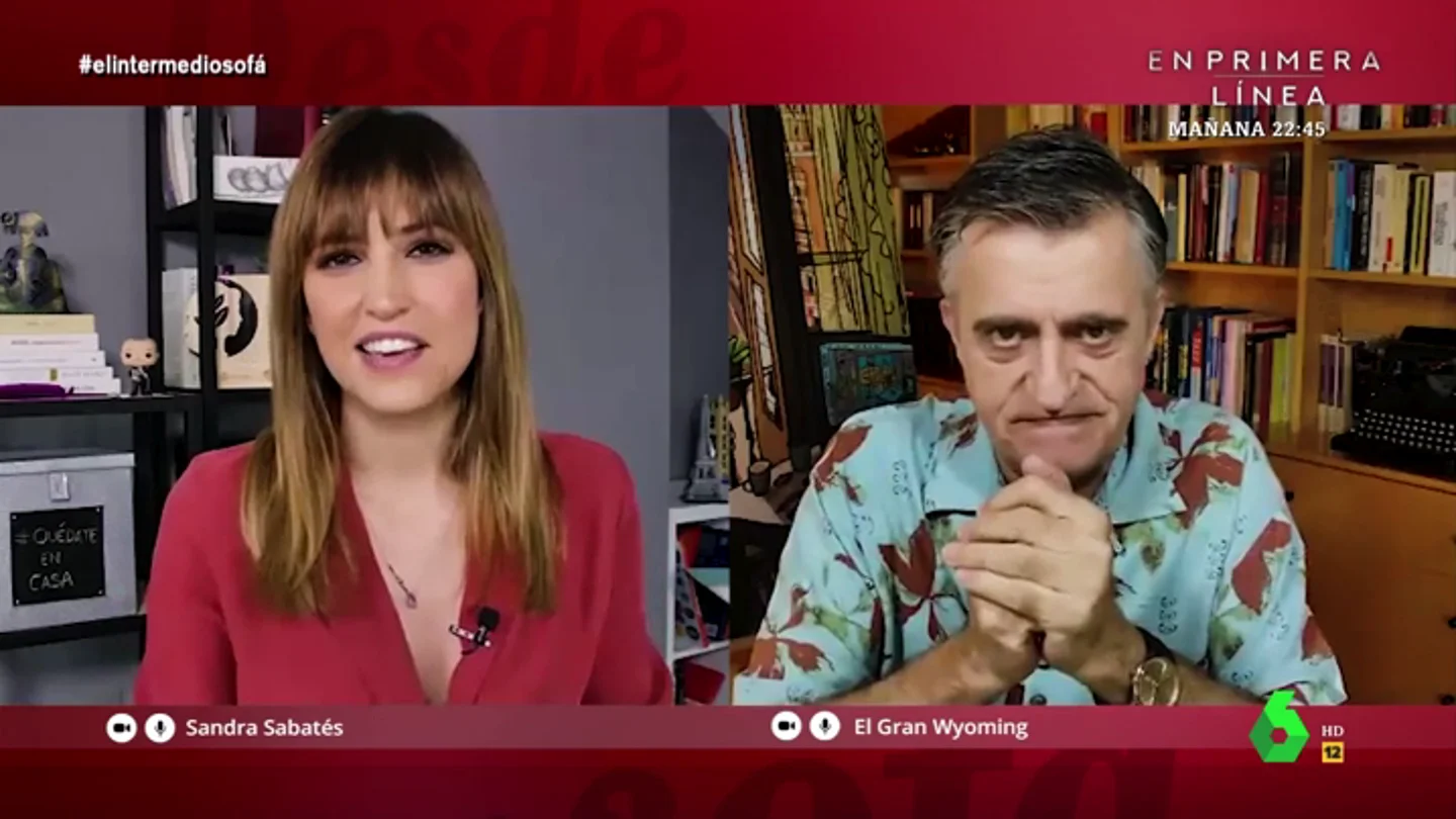 Wyoming, sobre el impacto del coronavirus: "Los españoles no podemos vivir en una crisis continua, no somos Juan Carlos y Sofía" Wyoming, sobre el impacto del coronavirus: "Los españoles no podemos vivir en una crisis continua, no somos Juan Carlos y Sofía"