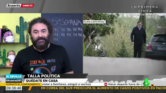 El Sevilla ironiza sobre la posible razón por la que Rajoy se habría saltado el confinamiento El Sevilla ironiza sobre la posible razón por la que Rajoy se habría saltado el confinamiento