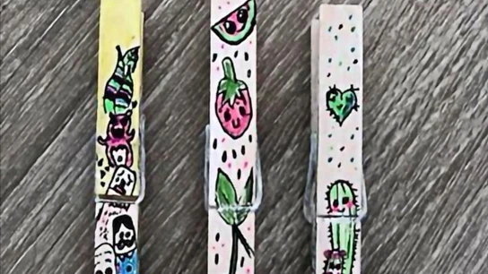 Las pinzas pintadas por Arlet Las pinzas pintadas por Arlet