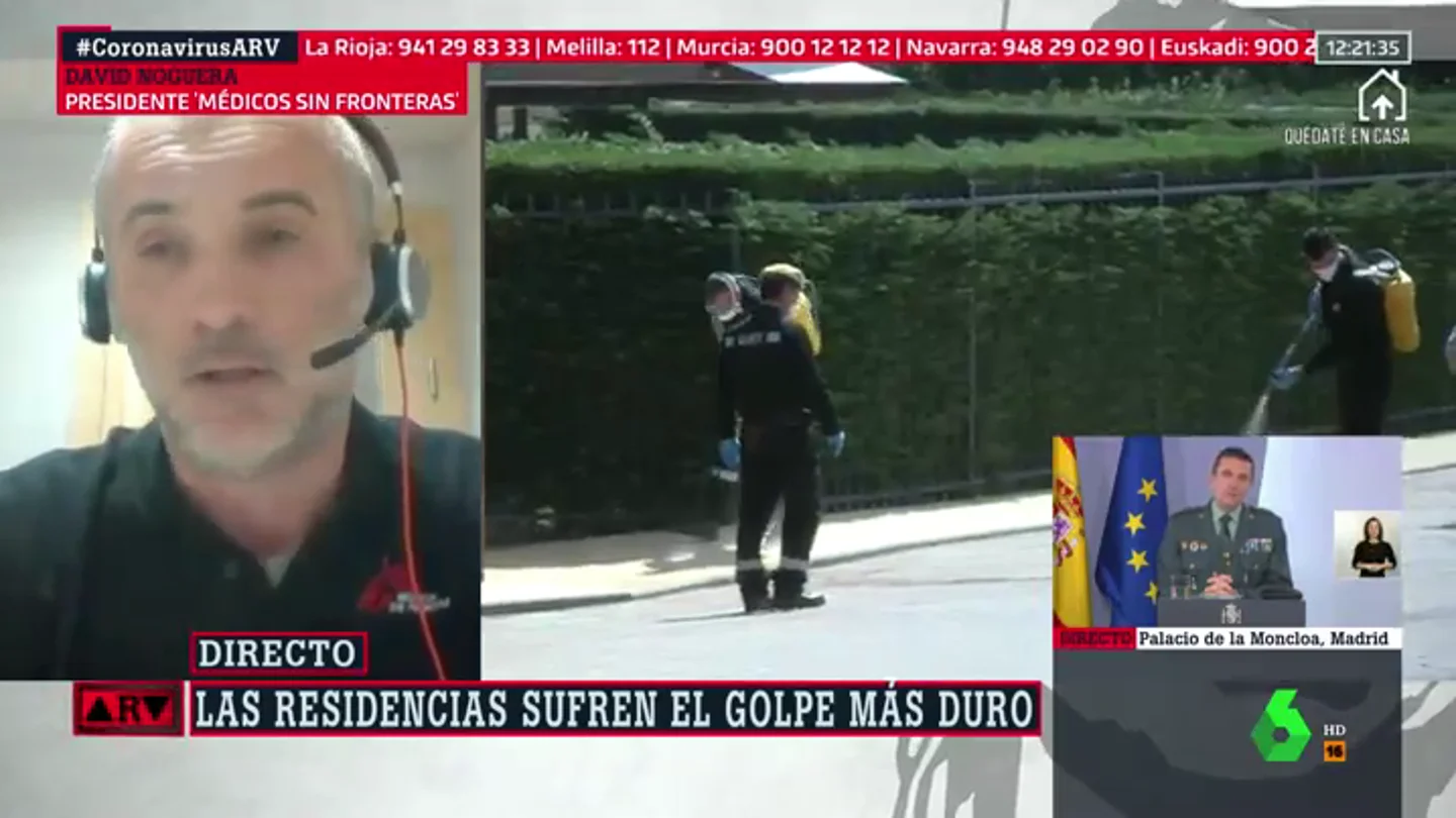 David Noguera, presidente de MSF: "Estamos respondiendo a 70 epidemias a la vez" David Noguera, presidente de MSF: "Estamos respondiendo a 70 epidemias a la vez"