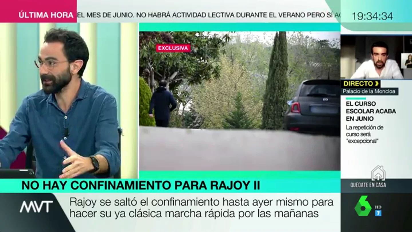 Rajoy se salta el confinamiento Rajoy se salta el confinamiento