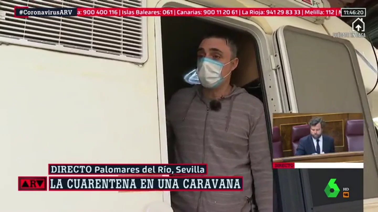 La cuarentena, en una caravana La cuarentena, en una caravana