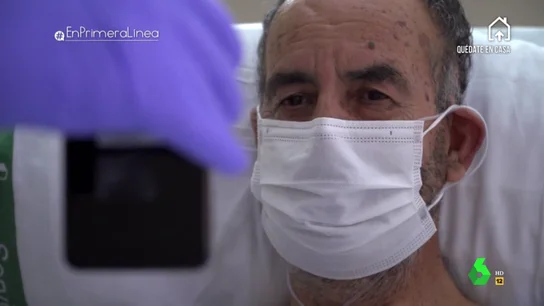 Un paciente ingresado con coronavirus Un paciente ingresado con coronavirus