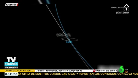 '2020 GH2', el asteroide "tan grande como una casa" que pasó este miércoles entre la Tierra y la Luna '2020 GH2', el asteroide "tan grande como una casa" que pasó este miércoles entre la Tierra y la Luna