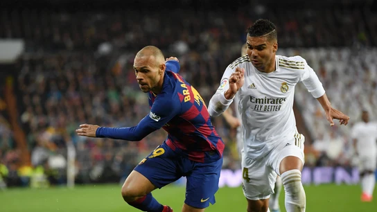 Martin Braithwaite y Casemiro Martin Braithwaite y Casemiro
