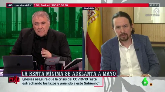 Pablo Iglesias, en Al Rojo Vivo Pablo Iglesias, en Al Rojo Vivo