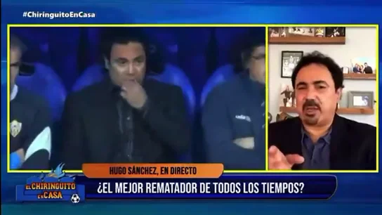 Hugo Sánchez se ofrece para entrenar al Real Madrid en directo en 'El Chiringuito' Hugo Sánchez se ofrece para entrenar al Real Madrid en directo en 'El Chiringuito'