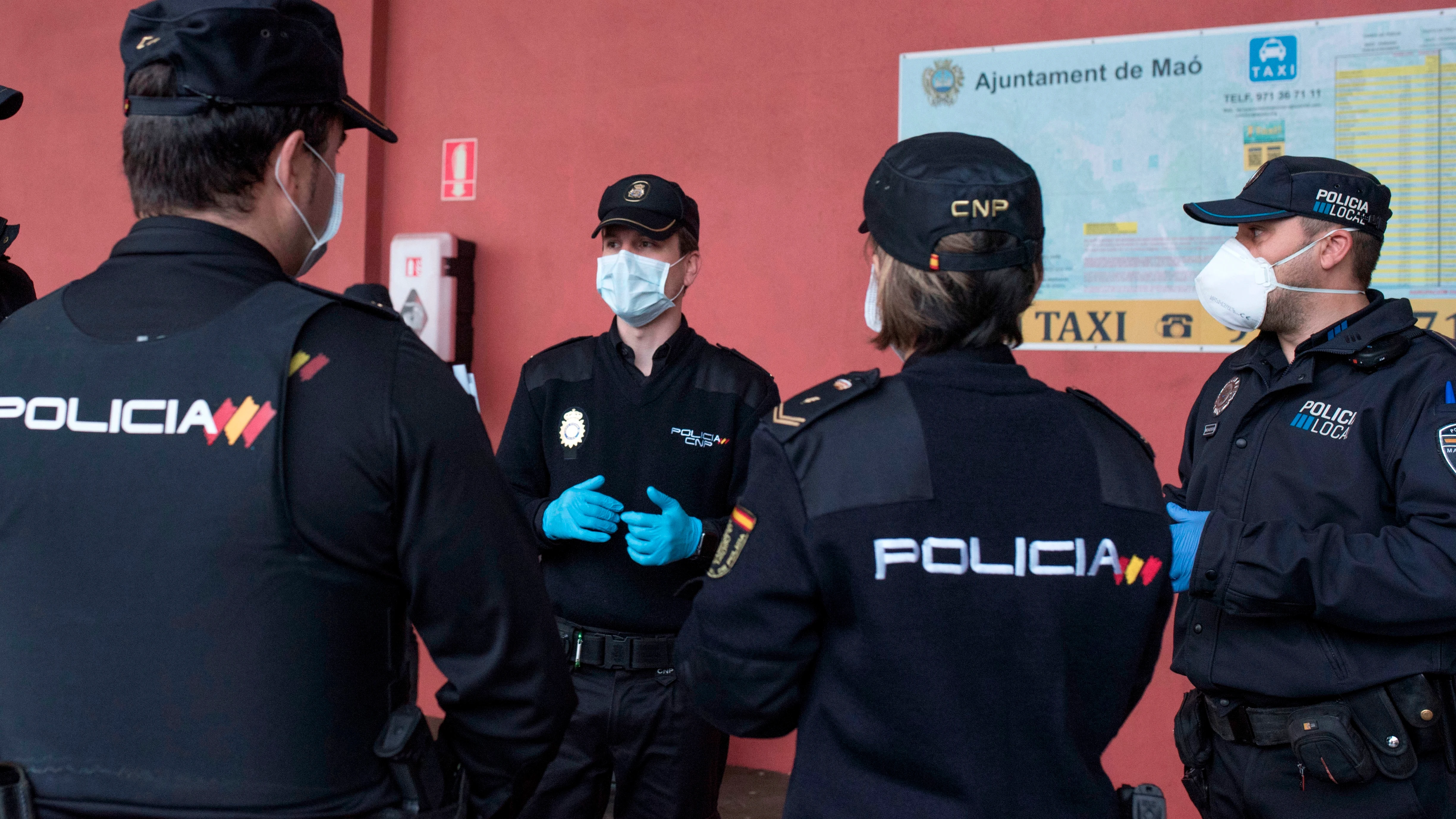 Agentes de la Policía Nacional