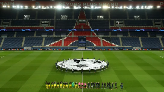 El Parque de los Príncipes, vacío durante el PSG-BVB El Parque de los Príncipes, vacío durante el PSG-BVB