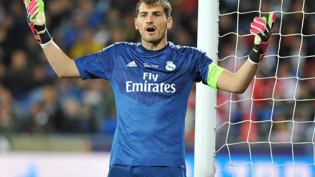 Iker Casillas, con el Real Madrid