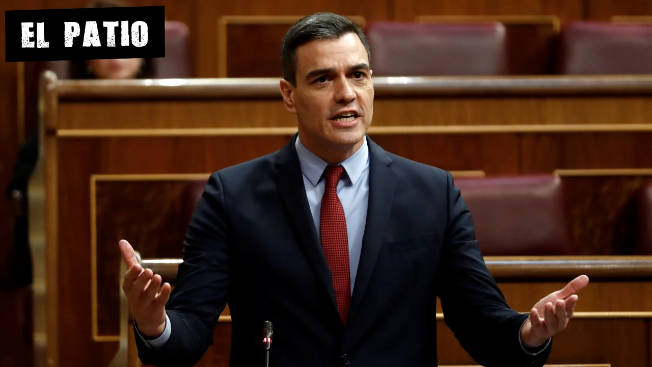 Pedro Sánchez, en una intervención en el Congreso