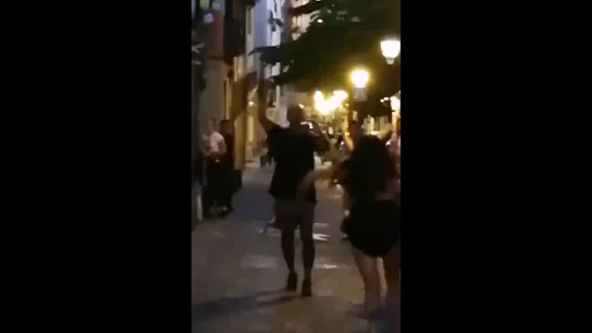 Una imagen de Malasaña en el primer día de paseos y ejercicio Una imagen de Malasaña en el primer día de paseos y ejercicio