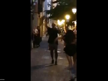 Una imagen de Malasaña en el primer día de paseos y ejercicio Una imagen de Malasaña en el primer día de paseos y ejercicio