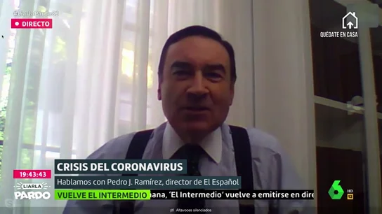 Pedro J. Ramírez: "Me preocupan los planes de Sánchez, hay mucho autoritarismo y poco conocimiento" Pedro J. Ramírez: "Me preocupan los planes de Sánchez, hay mucho autoritarismo y poco conocimiento"