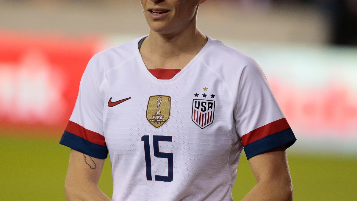 Megan Rapinoe, con Estados Unidos