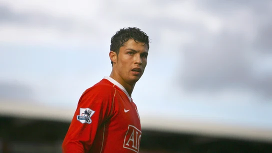 Cristiano Ronaldo, con el Manchester United Cristiano Ronaldo, con el Manchester United