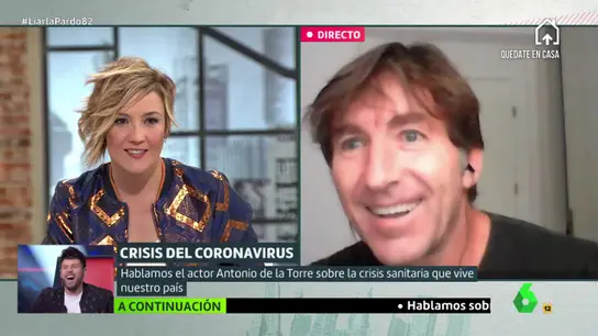 Antonio de la Torre cuenta cómo lleva el confinamiento Antonio de la Torre cuenta cómo lleva el confinamiento