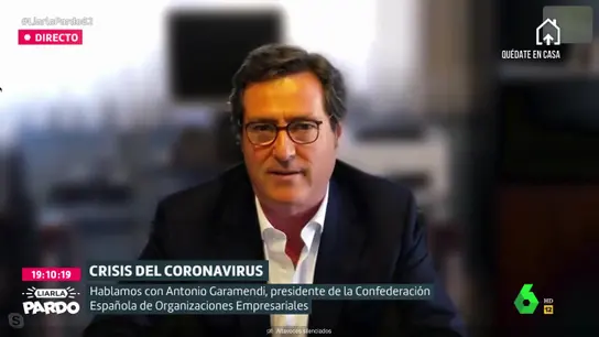 Antonio Garamendi, presidente de la CEOE Antonio Garamendi, presidente de la CEOE