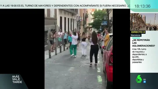 "No me quedo en casa": el grito de la irresponsabilidad en los botellones en pleno confinamiento ante la mirada atónita de los vecinos de Madrid "No me quedo en casa": el grito de la irresponsabilidad en los botellones en pleno confinamiento ante la mirada atónita de los vecinos de Madrid