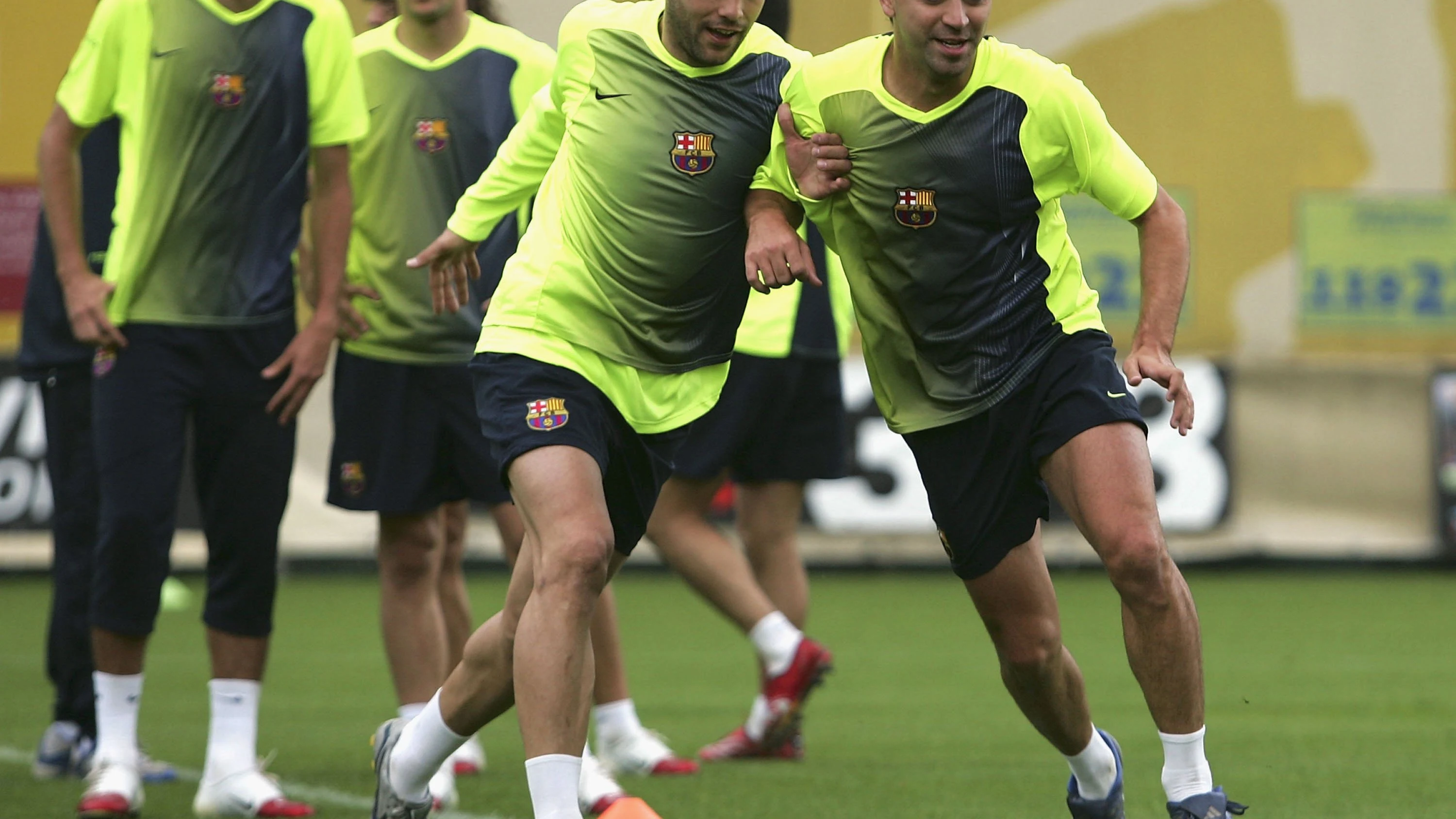 Gabri García y Xavi Hernández