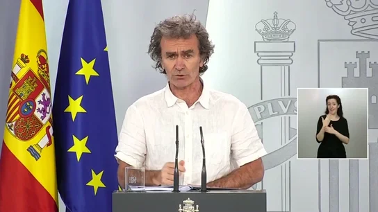 Fernando Simón en su comparecencia diaria Fernando Simón en su comparecencia diaria