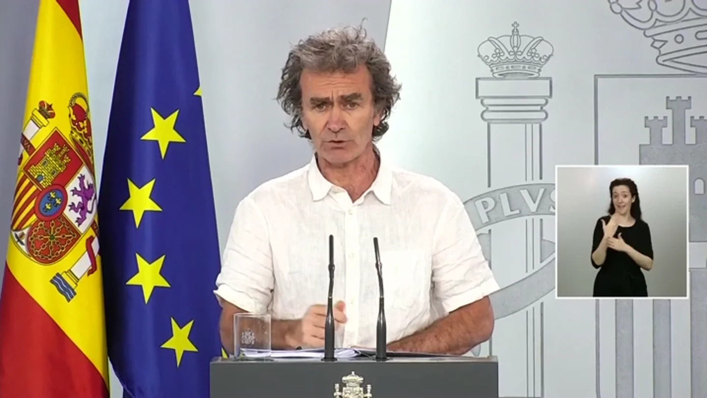 Fernando Simón en su comparecencia diaria Fernando Simón en su comparecencia diaria
