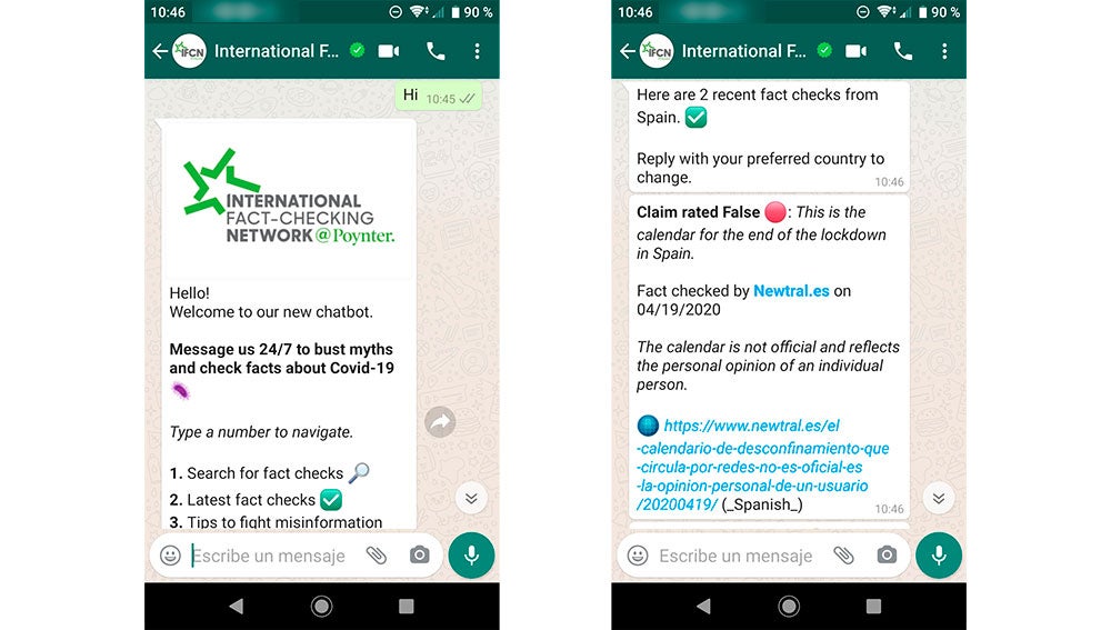 El nuevo bot de la IFCN
