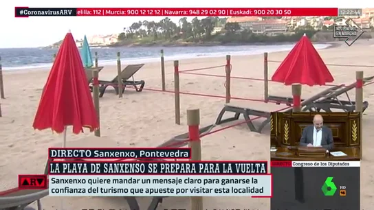 Playas divididas en cuadrículas: así se prepara Sanxenxo para la reapertura Playas divididas en cuadrículas: así se prepara Sanxenxo para la reapertura