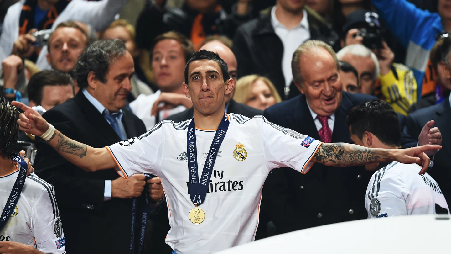 Ángel Di María, tras ganar la Décima Ángel Di María, tras ganar la Décima