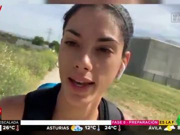 Gritos e insultos a la atleta Lidia Sánchez por salir a entrenar en Getafe Gritos e insultos a la atleta Lidia Sánchez por salir a entrenar en Getafe