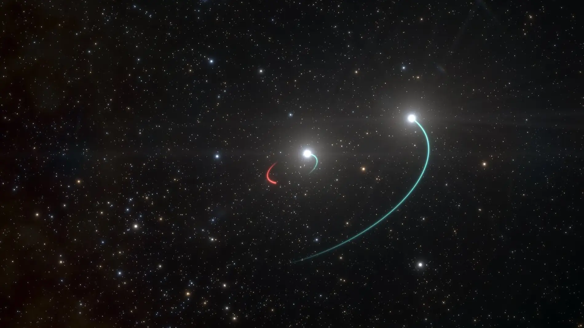 Primer sistema estelar con agujero negro que se ve a simple vista