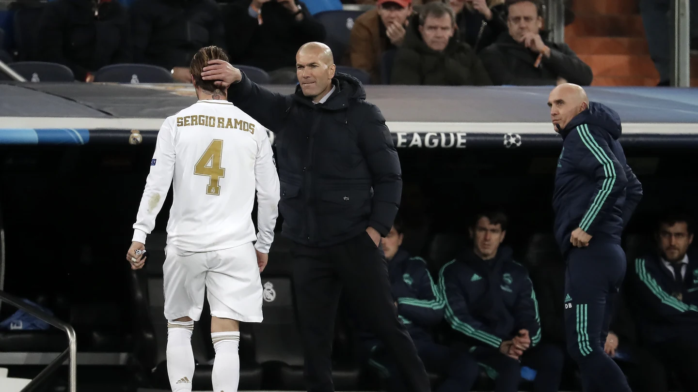 Segio Ramos y Zidane Segio Ramos y Zidane