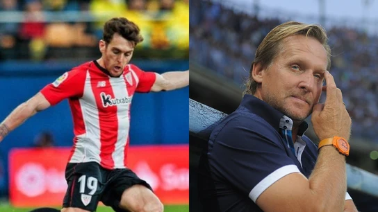Ibai Gómez y Bernd Schuster Ibai Gómez y Bernd Schuster
