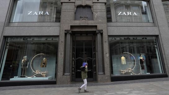 Tienda de ZARA en la Gran V&iacute;a de Madrid.