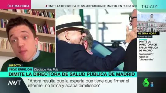 Íñigo Errejón, en Más Vale Tarde Íñigo Errejón, en Más Vale Tarde